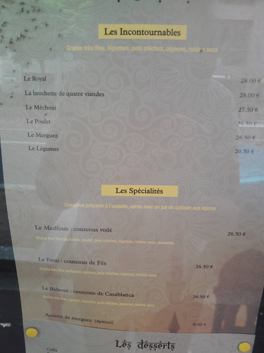 L'Ourika menu 3