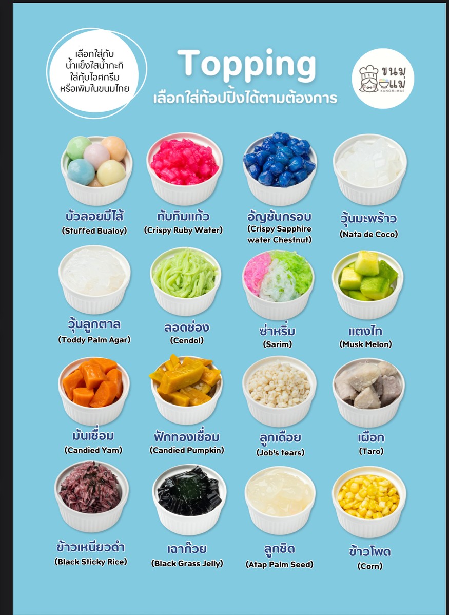Khanom Mae Branch Lotus On Nut menu 3