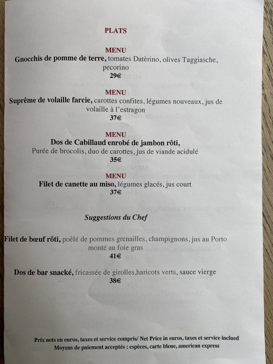 Pasco menu 2