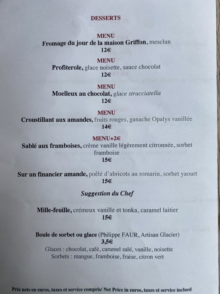 Pasco menu 3