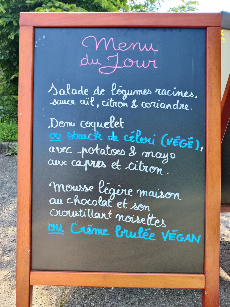 La Cantine Pas Si Loin - Artagon menu 2