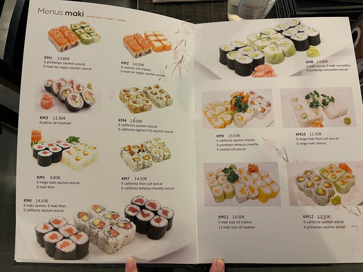 New Susama menu 3