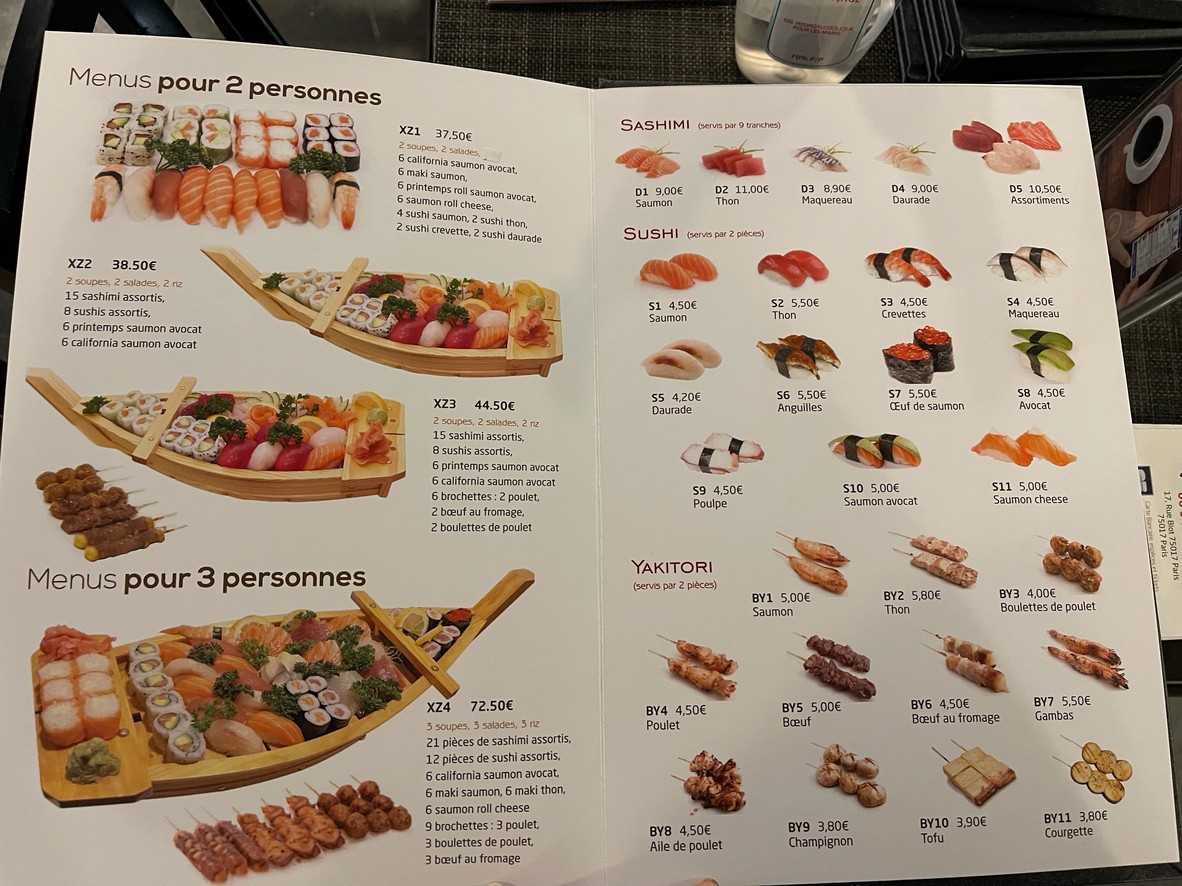 New Susama menu 4
