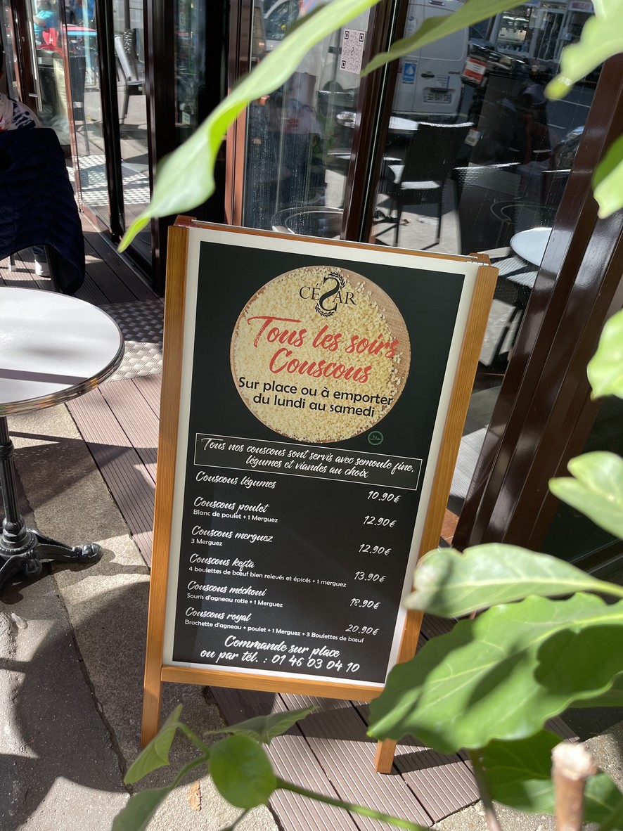 Le César menu 2
