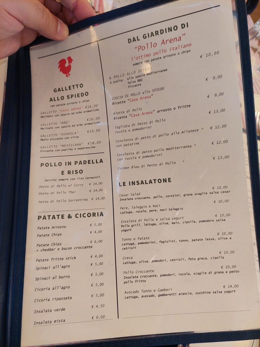 Volpe Pasini bistro italiano menu 3
