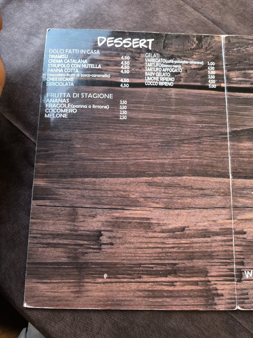 Megustasi menu 4