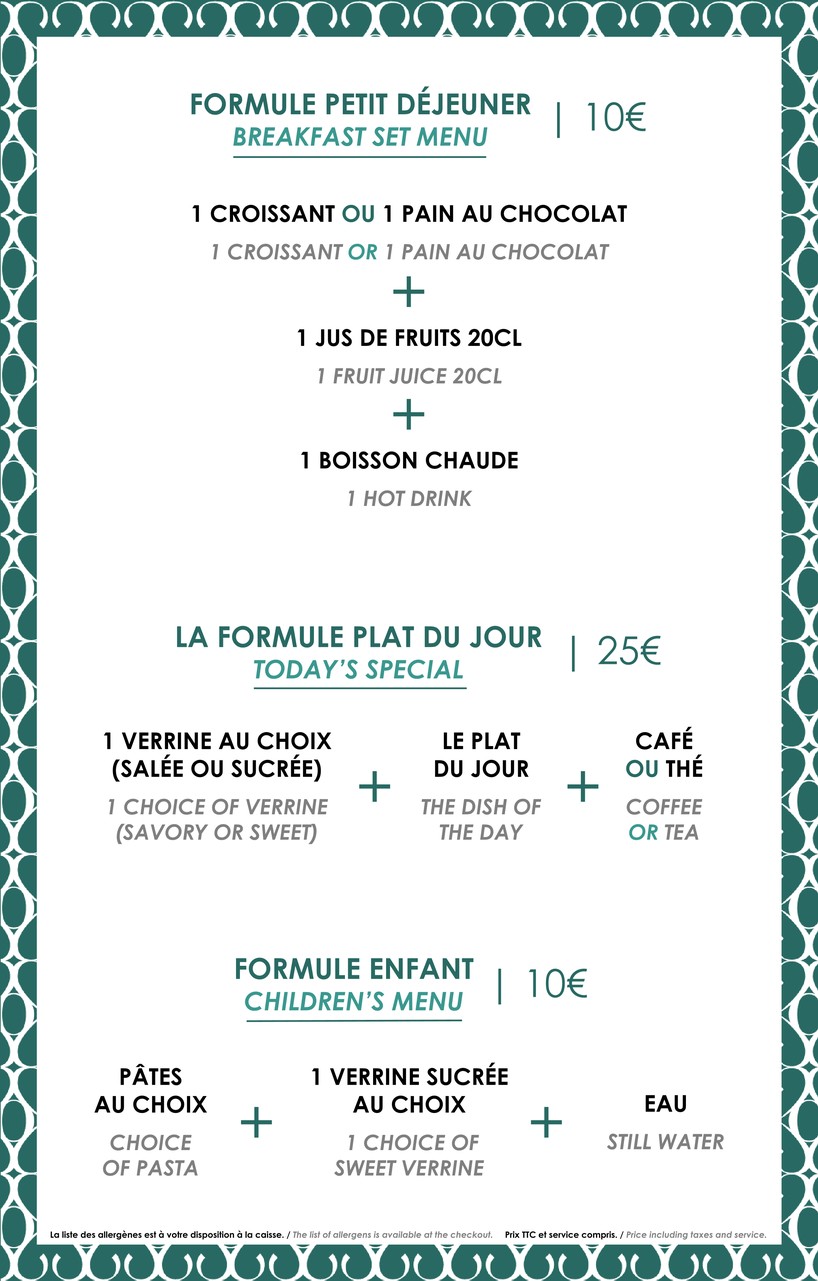 Café 1902 menu 1
