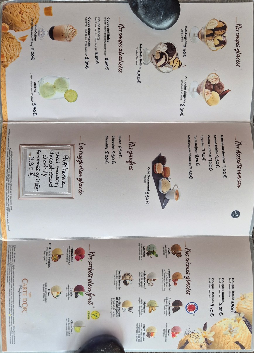 L'Embuscade menu 3