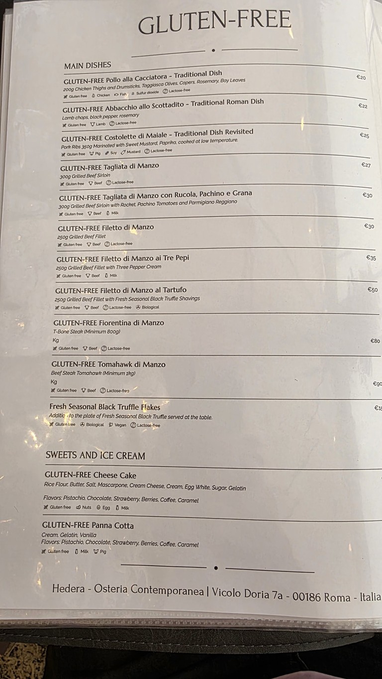 Hedera - Osteria Contemporanea menu 6