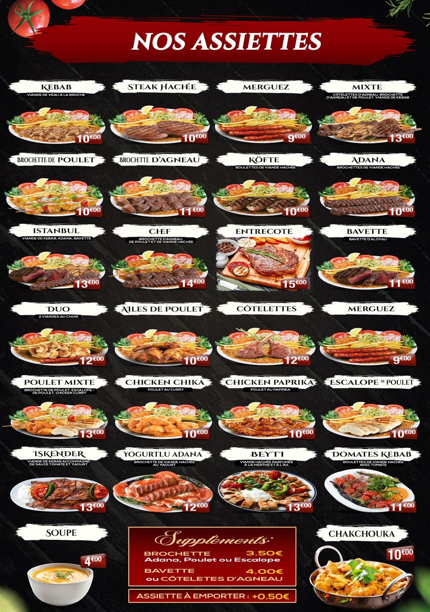 Istanbul Grill menu 2