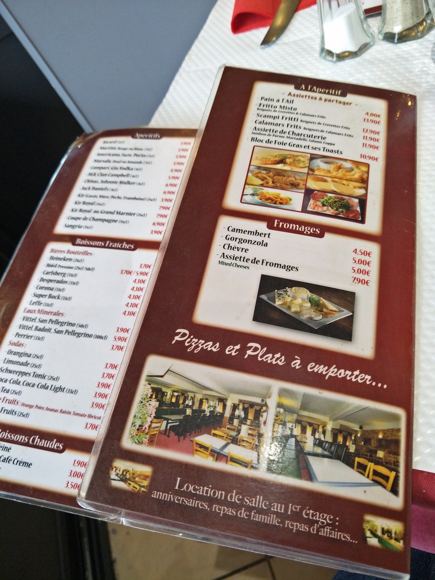 Casa Tino menu 1