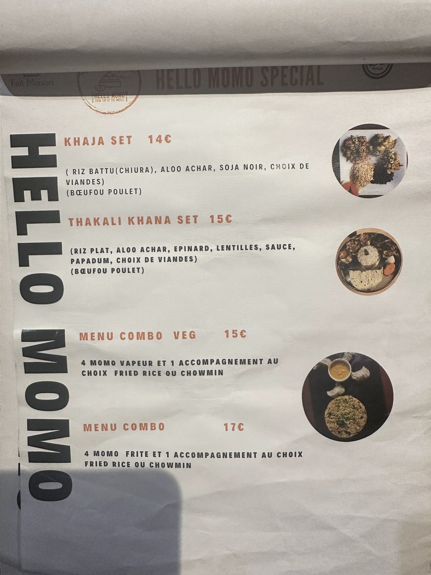 Restaurant Hello Momo menu 3