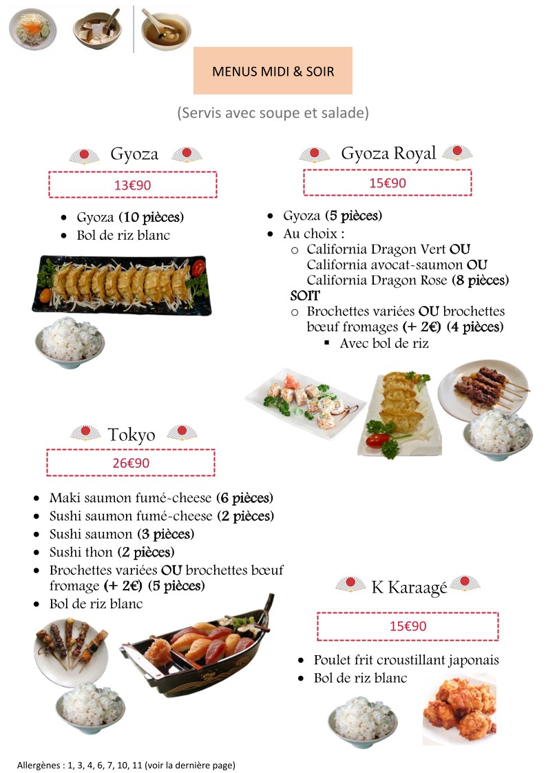 Maki Sushi Tokyo menu 1
