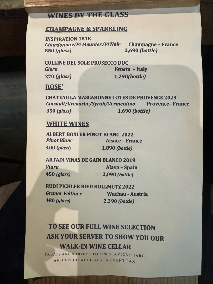 La Casa Nostra menu 4