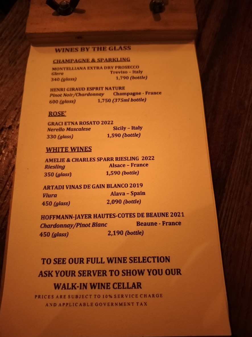 La Casa Nostra menu 5