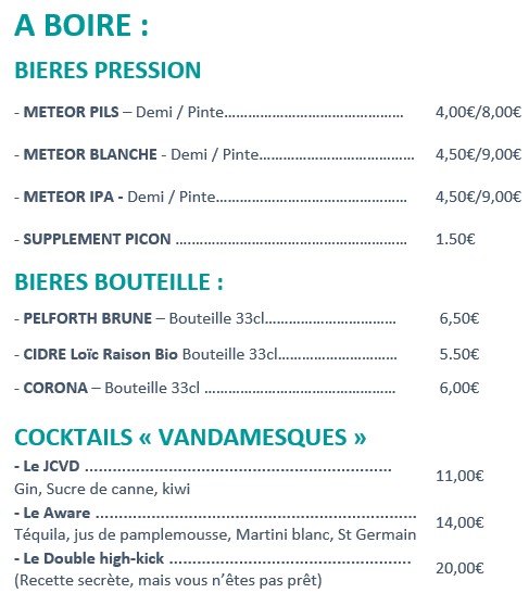 Restaurant-Bar Chez Jean Claude menu 4