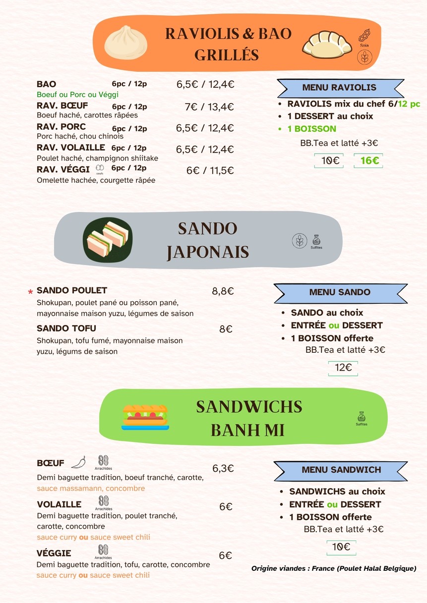 Lamian Latian menu 1
