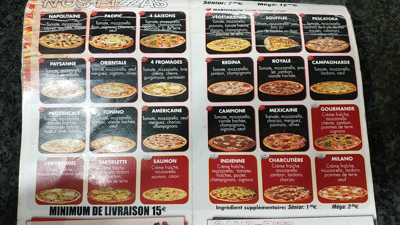 Oliviero menu 3