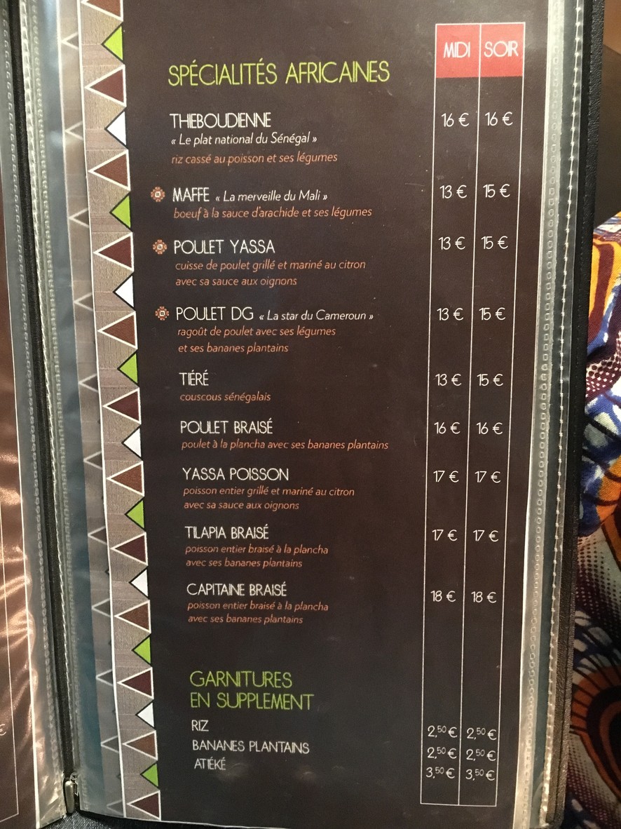 Ô Petit Club menu 3