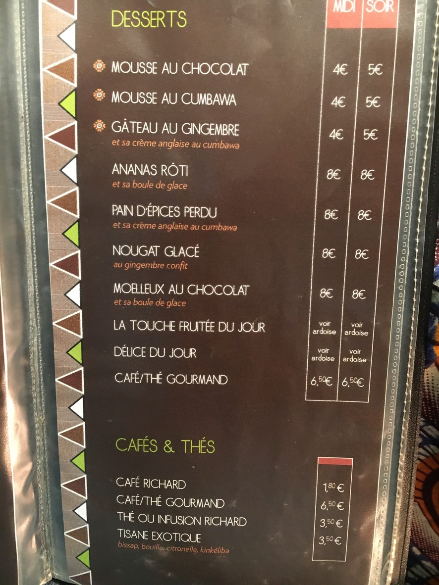 Ô Petit Club menu 4