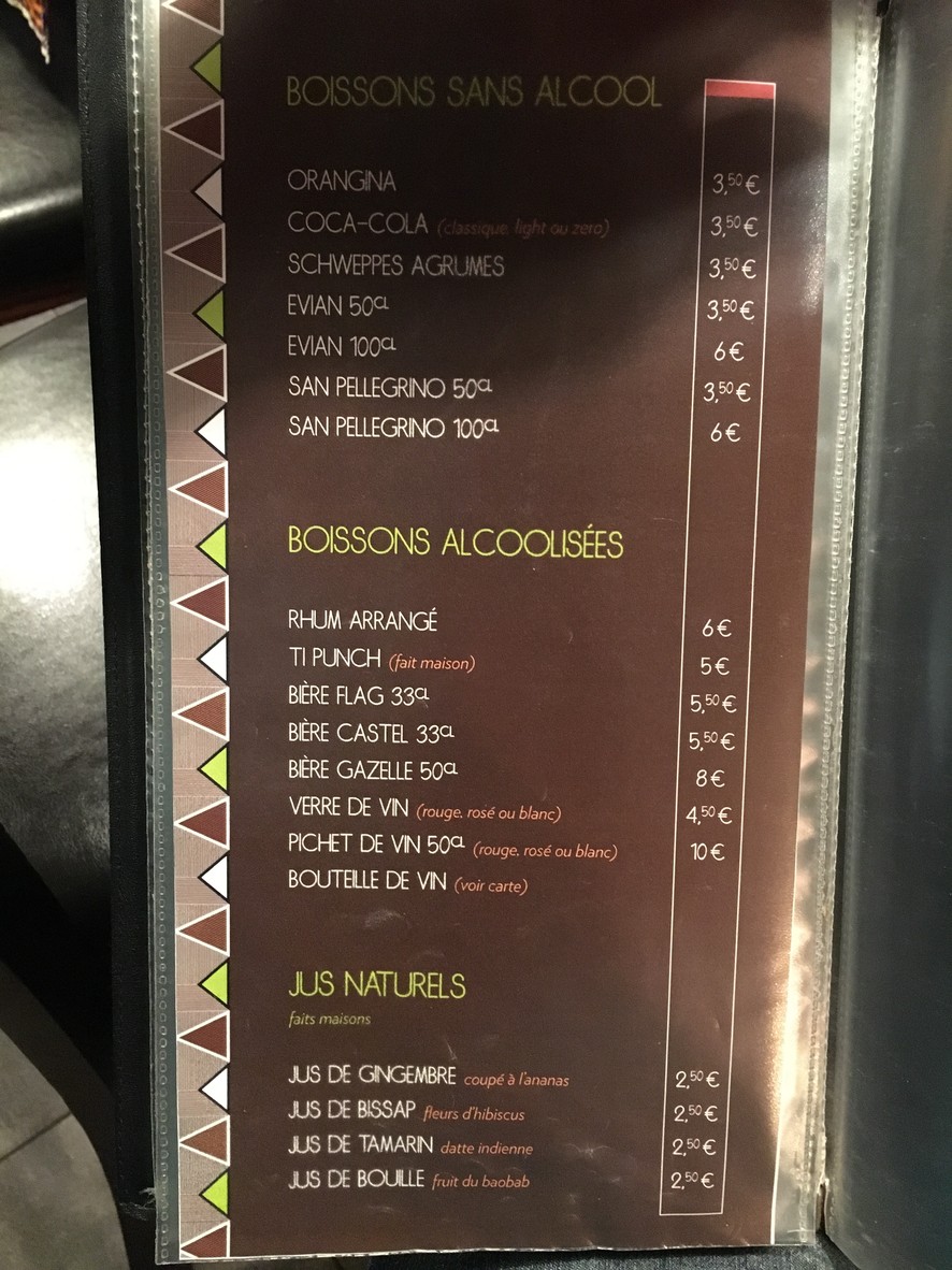 Ô Petit Club menu 6
