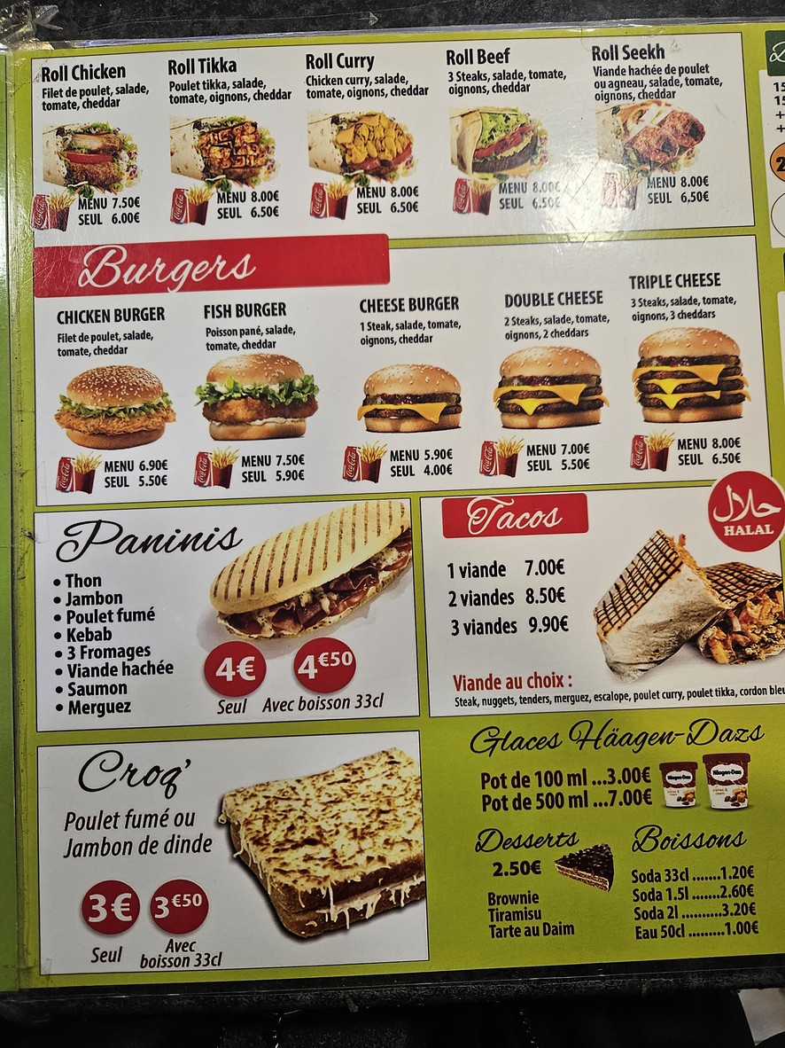 Pizza Center Milano Montreuil menu 2