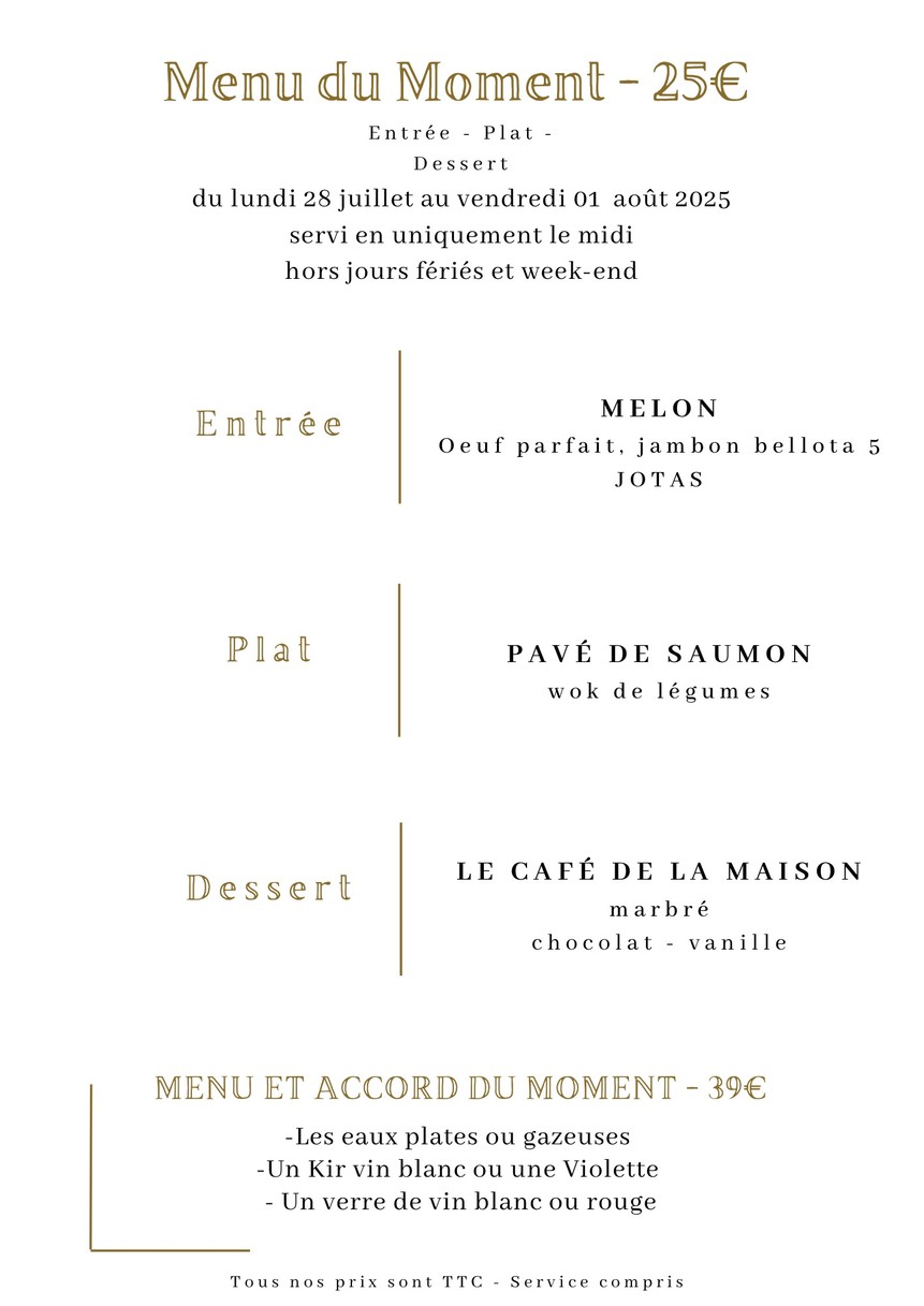Restaurant La Salamandre menu 4