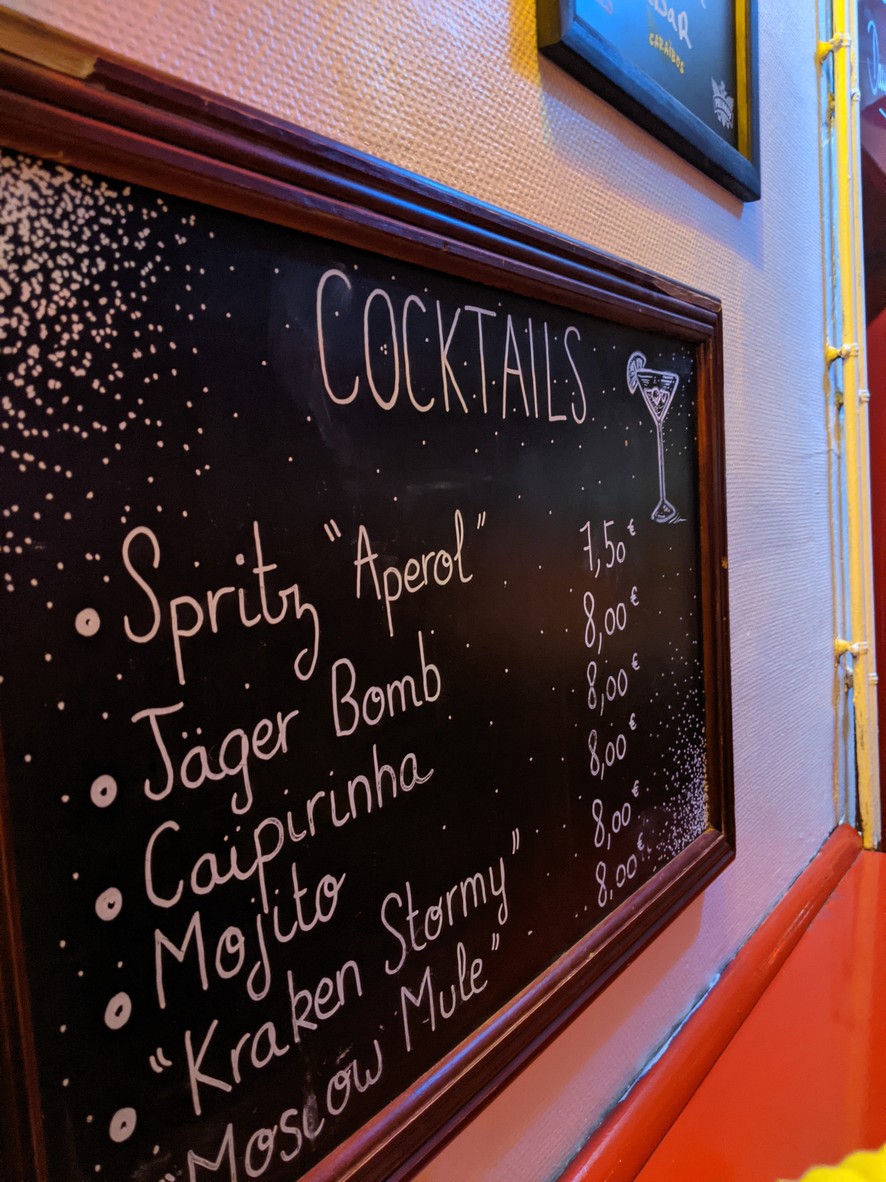 Le Merle Moqueur menu 2