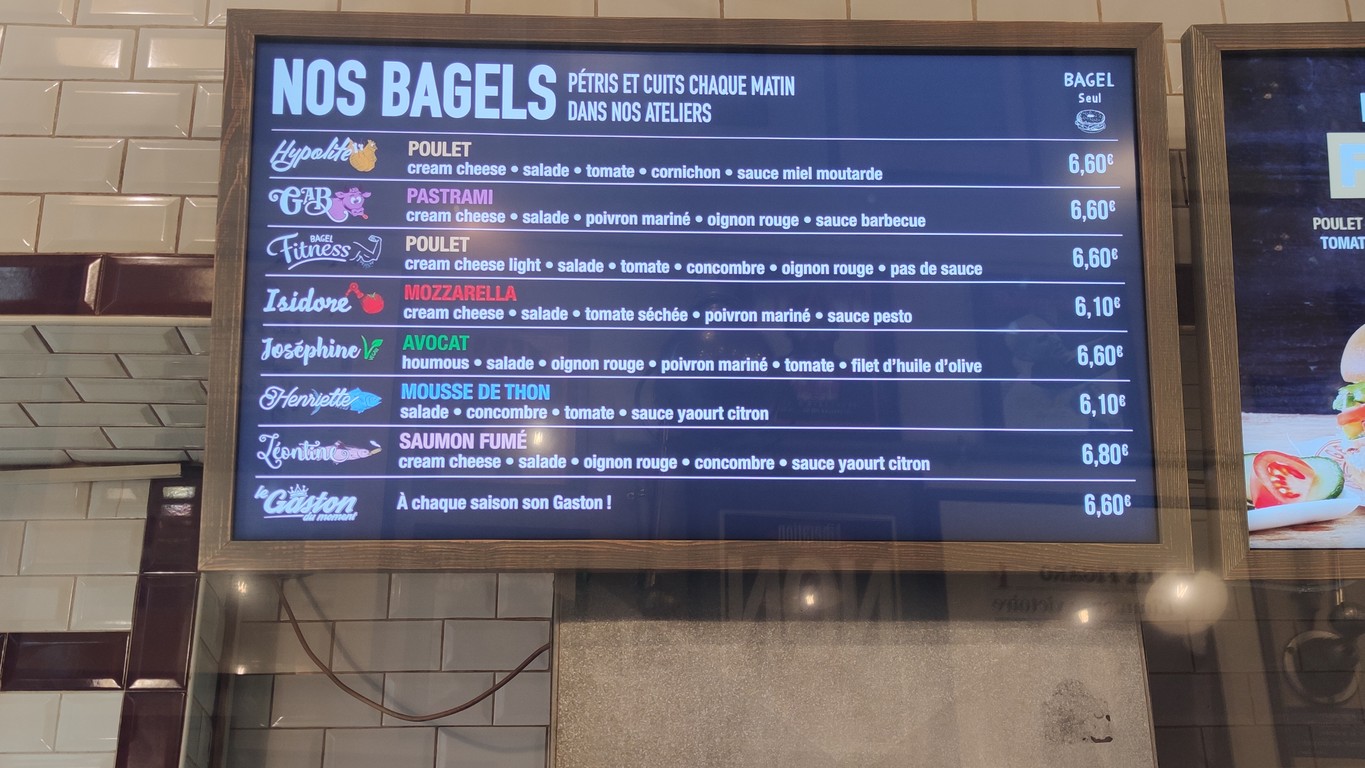 BAGELSTEIN • Bagels & Coffee shop menu 1