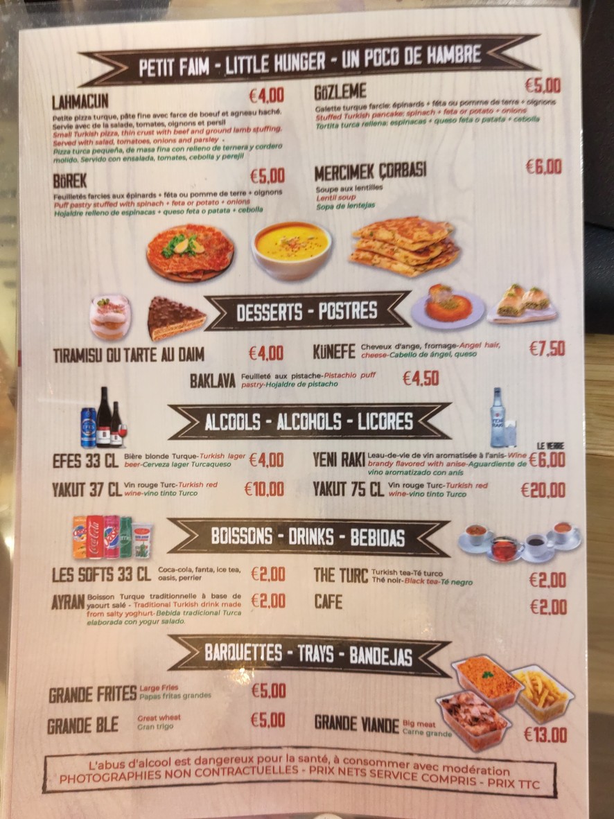 Orient dürüm menu 3