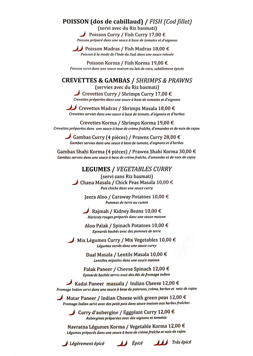 Mumbai Lounge menu 3