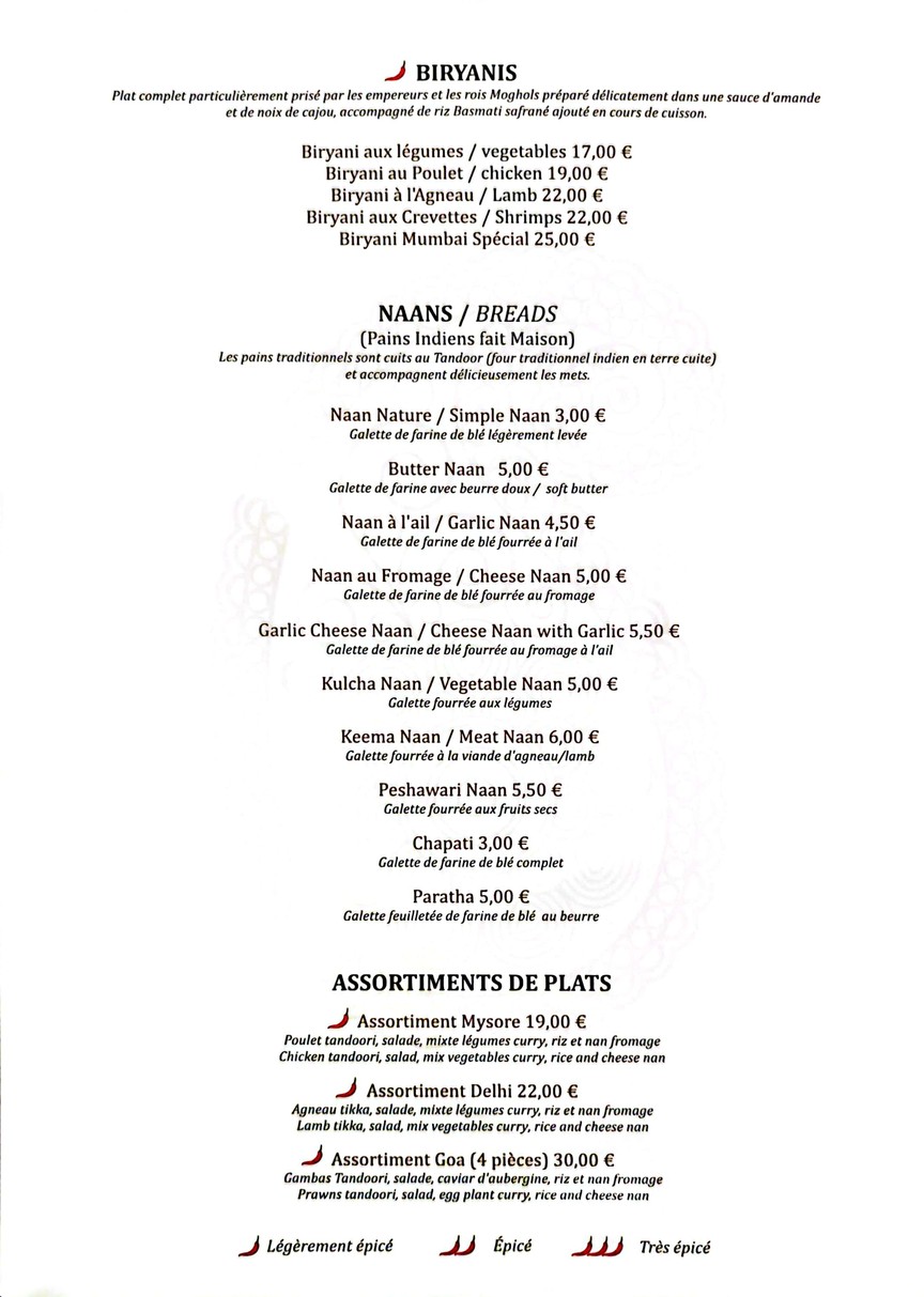 Mumbai Lounge menu 4