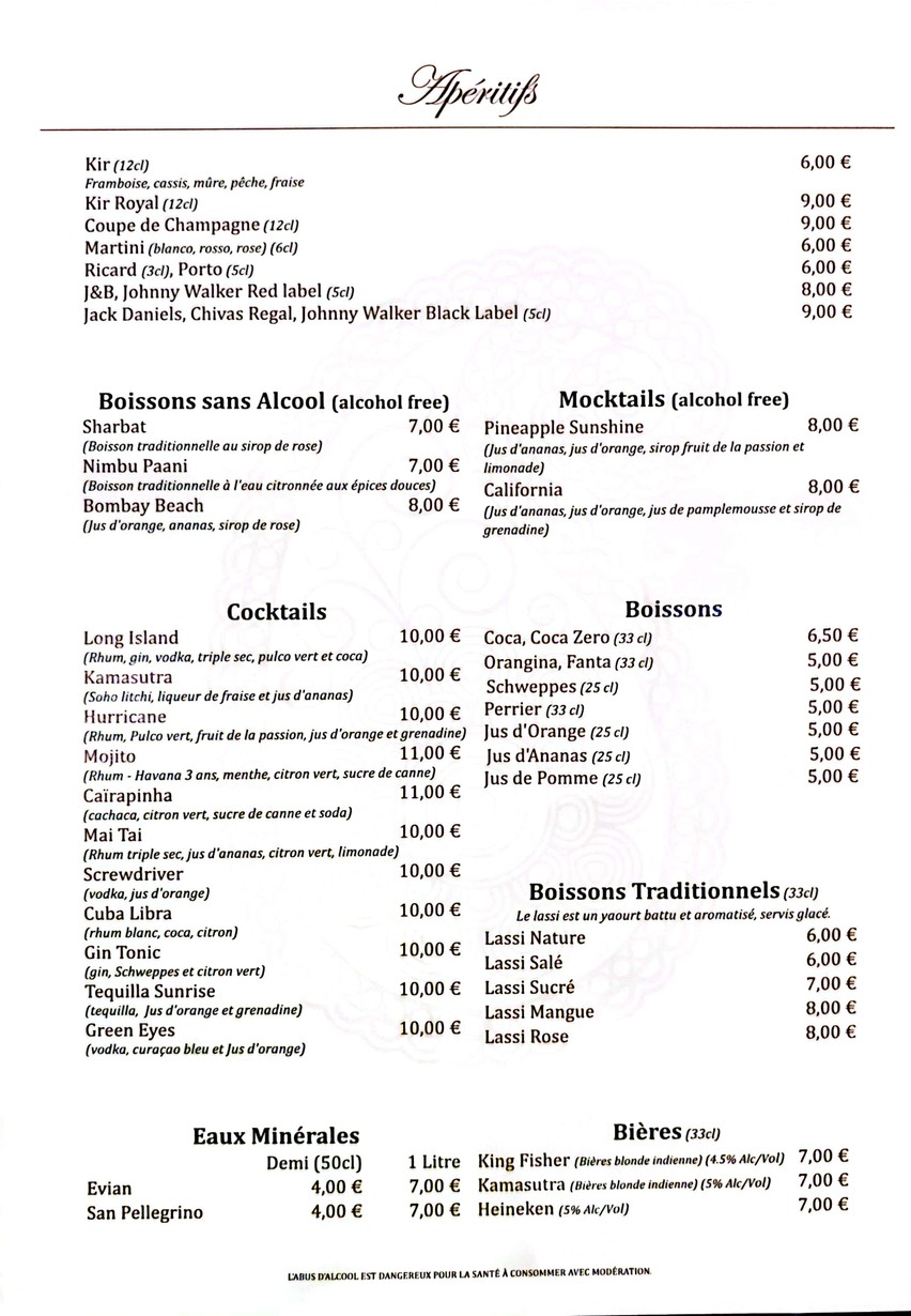 Mumbai Lounge menu 8
