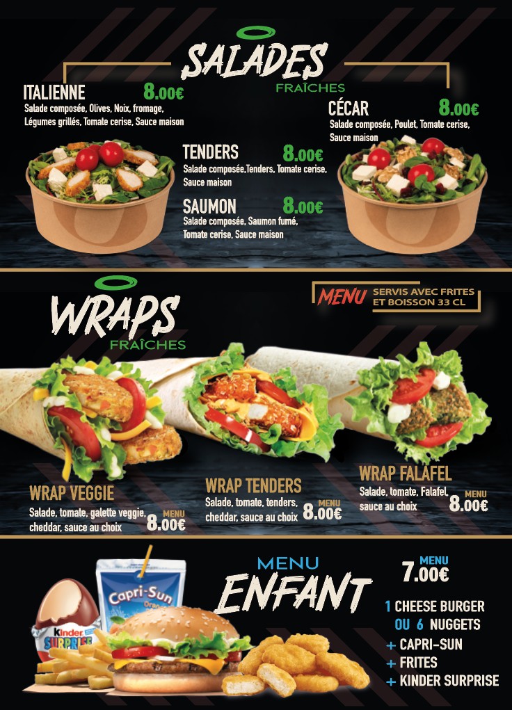 Maestro Burger's menu 5