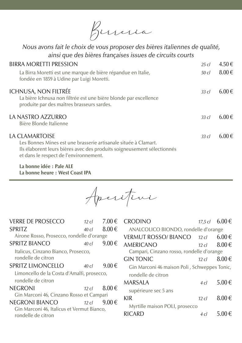 Da Giuliana menu 5