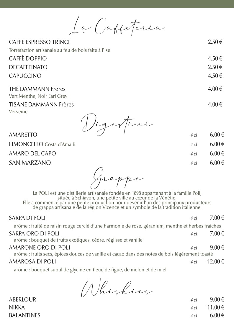 Da Giuliana menu 6