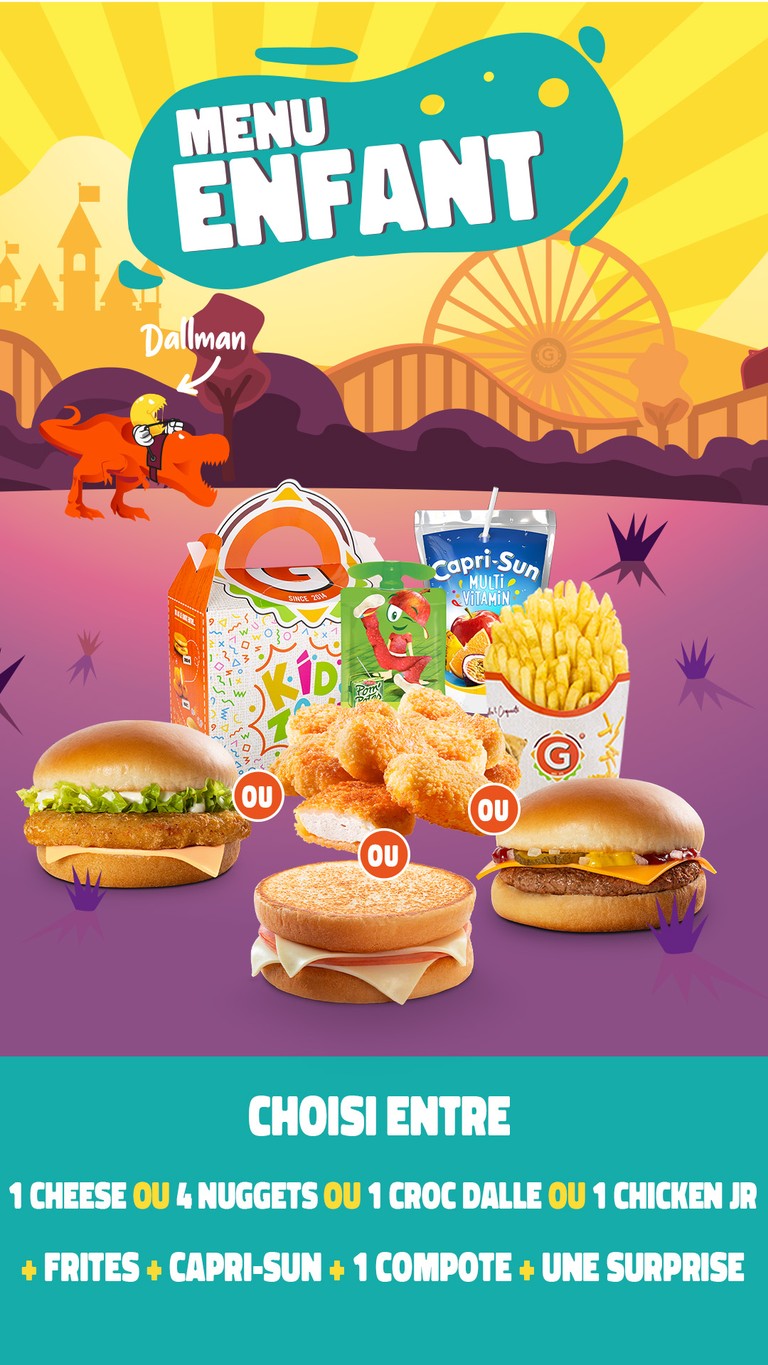 G La Dalle menu 5