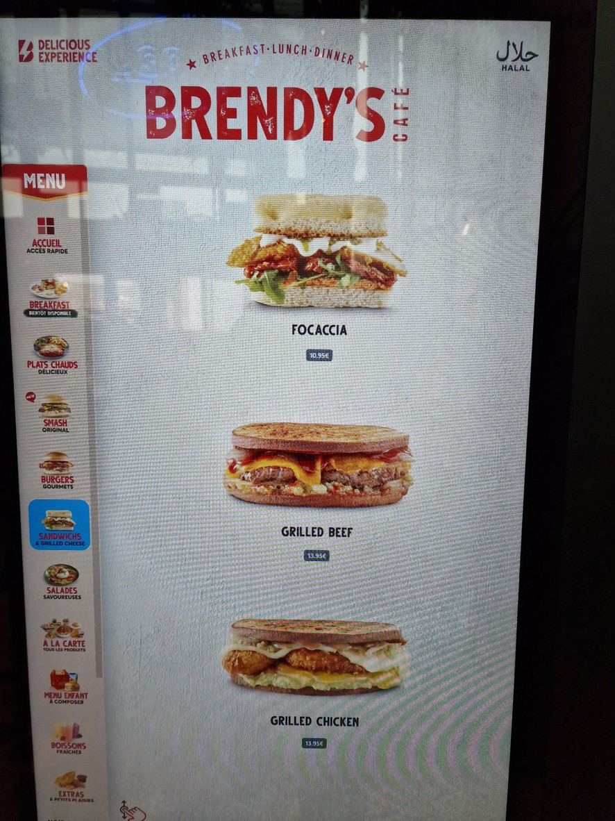 BRENDY'S CAFÉ LA DÉFENSE menu 4