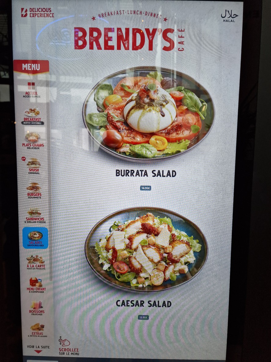 BRENDY'S CAFÉ LA DÉFENSE menu 5
