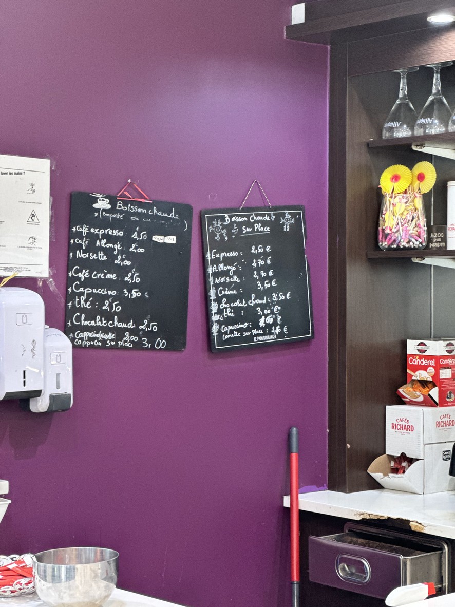 Boulangerie du Palais menu 3