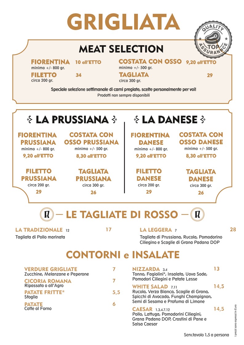 Rosso Eat Drink Stay menu 3