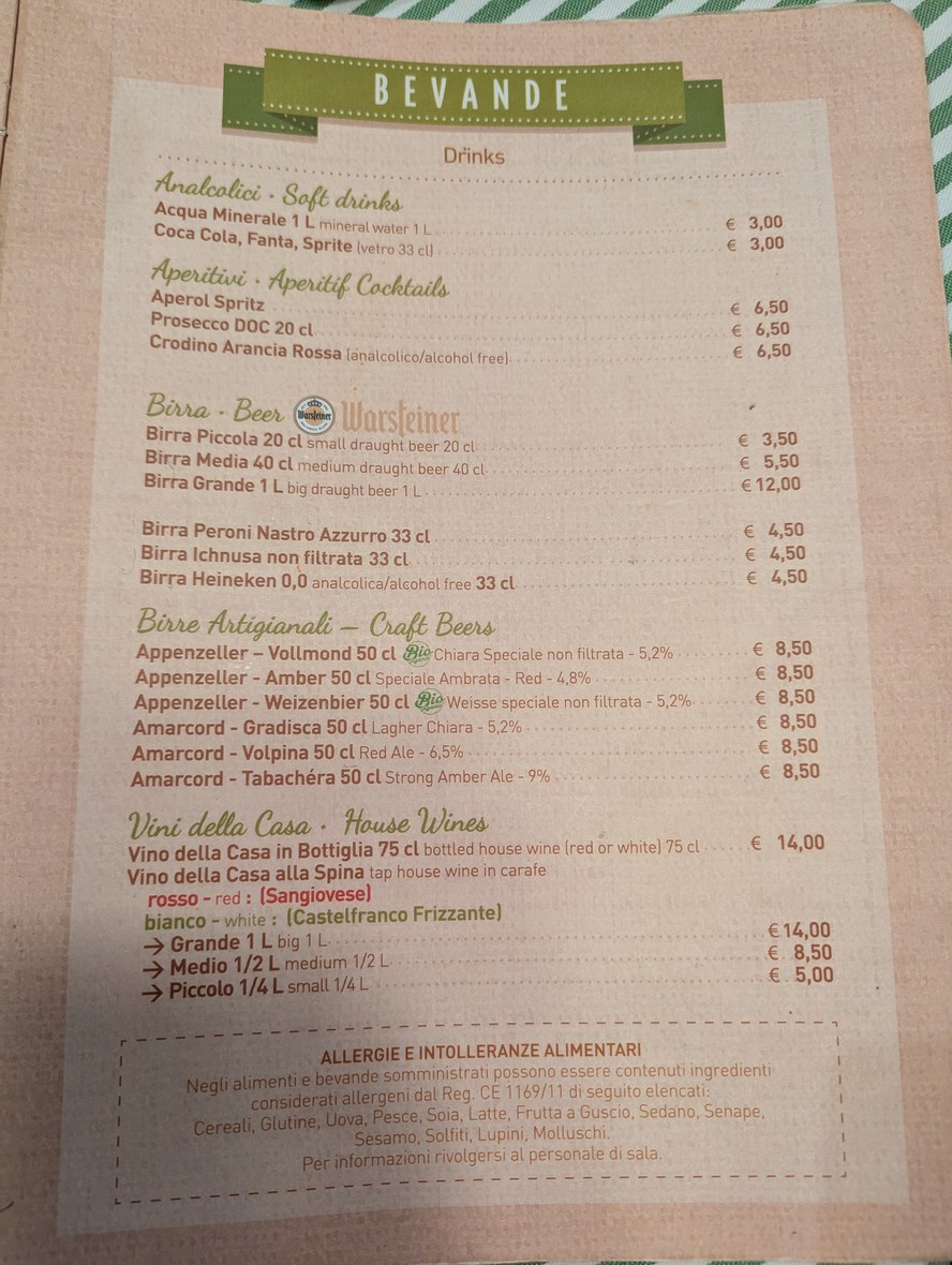 L'Isola della Pizza menu 5