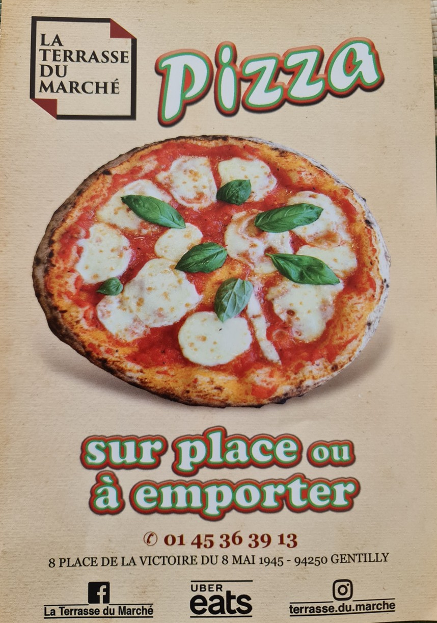 La Terrasse du Marché menu 1