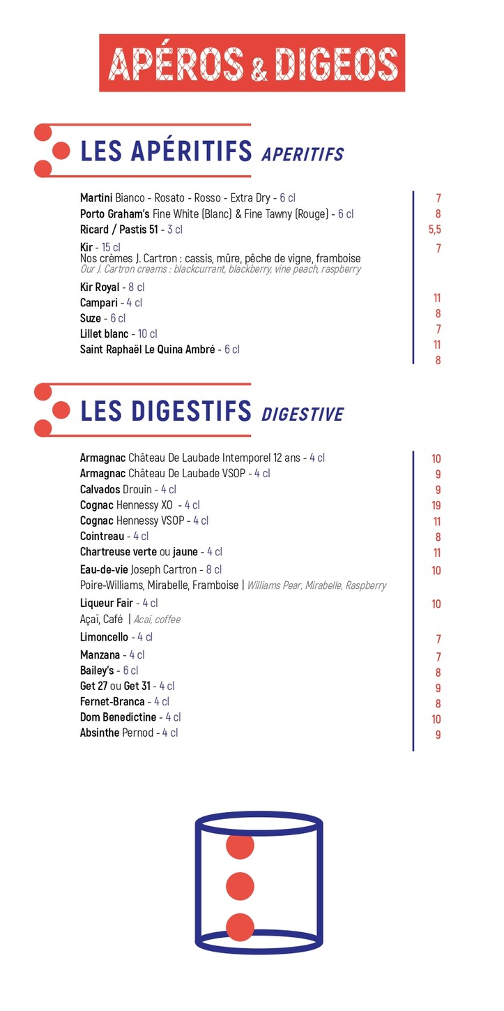 Halle Quatre menu 2