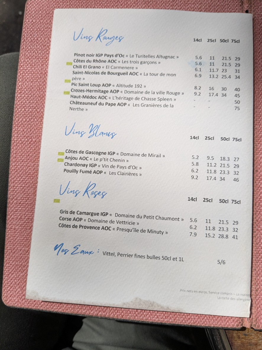 Café Arthur et Juliette menu 3