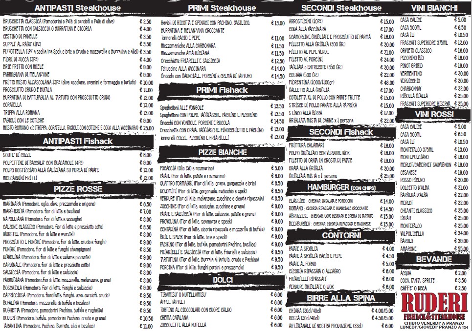 I Ruderi Tavern & Butchery menu 3