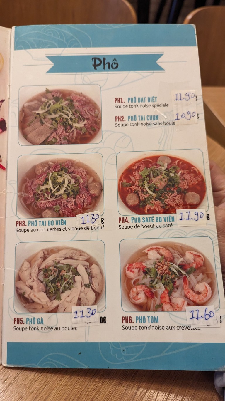 Asia et Co menu 2