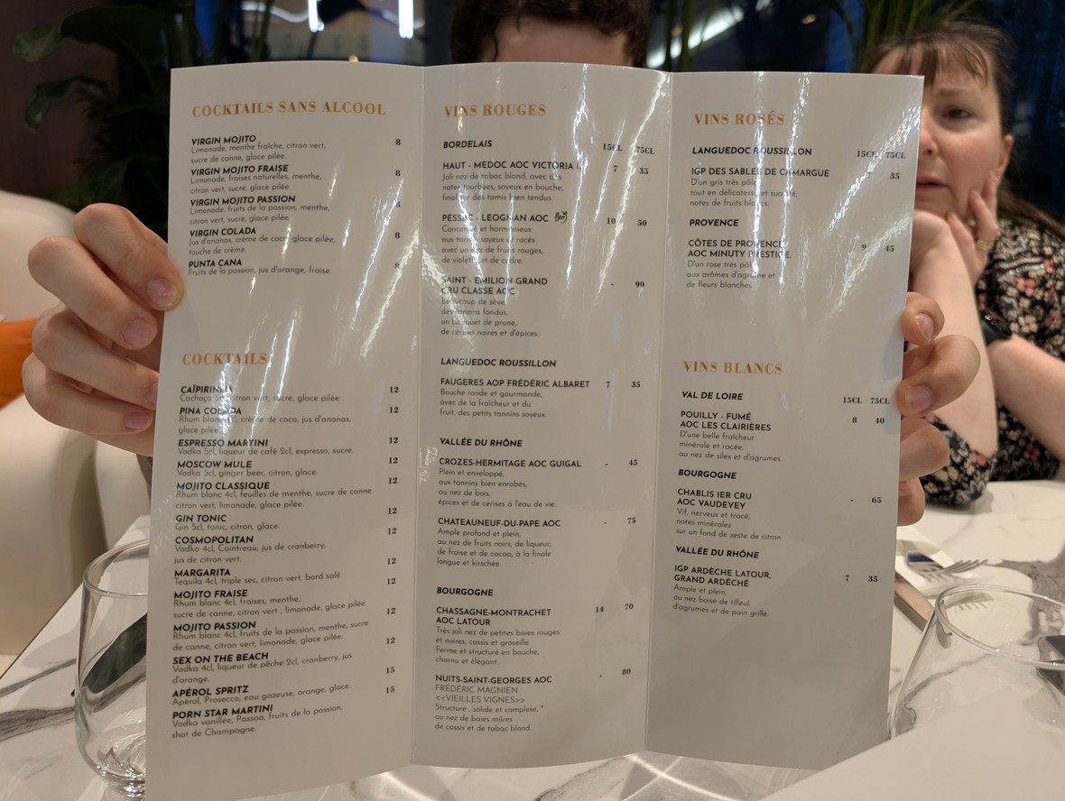 Atelier Bey menu 2