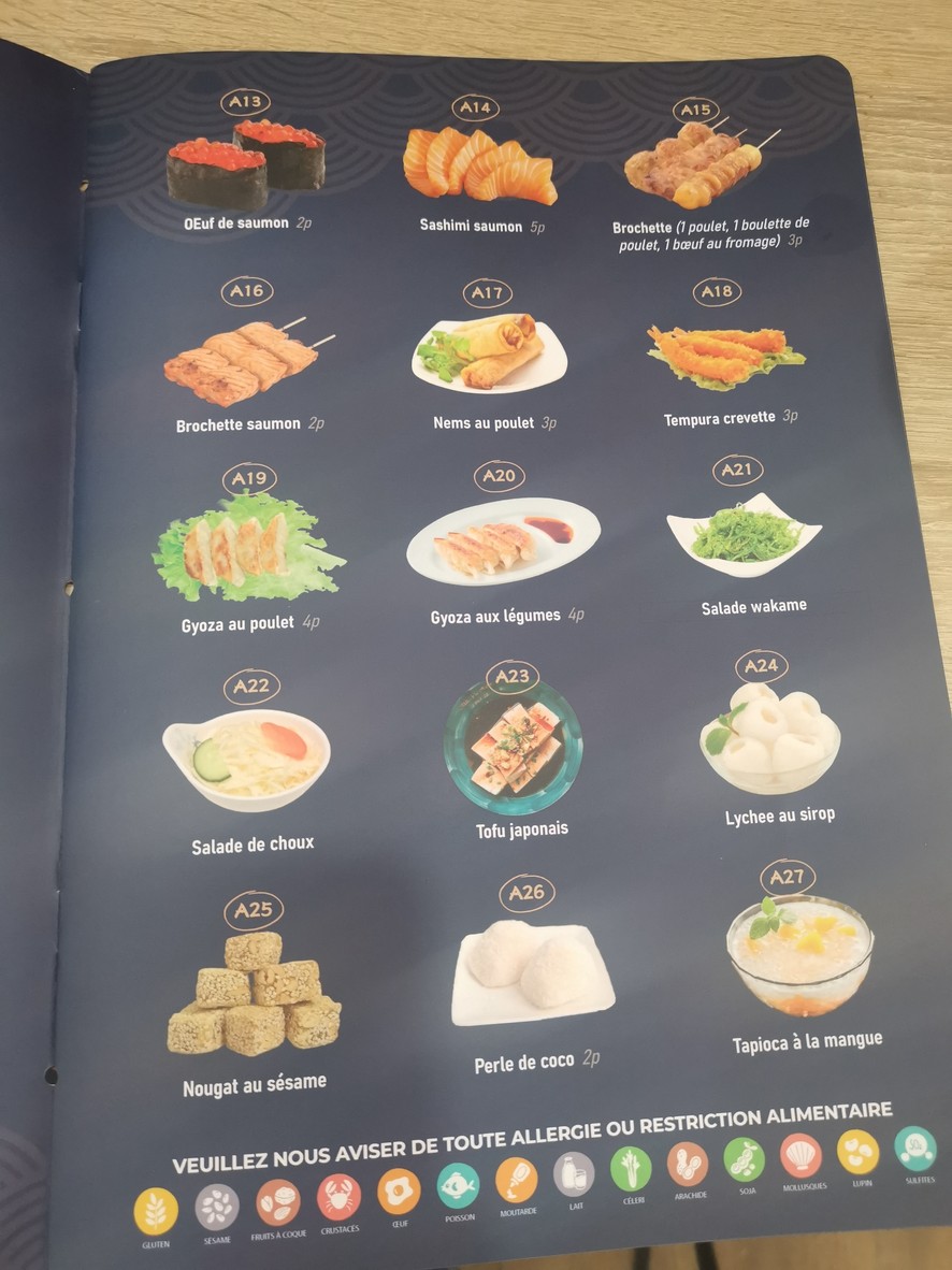 FOFO menu 2