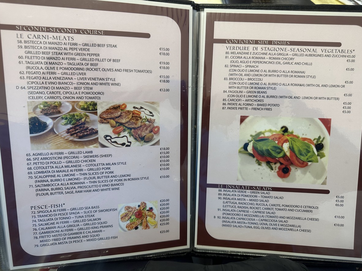 Ristorante Piccolo Spazio menu 4